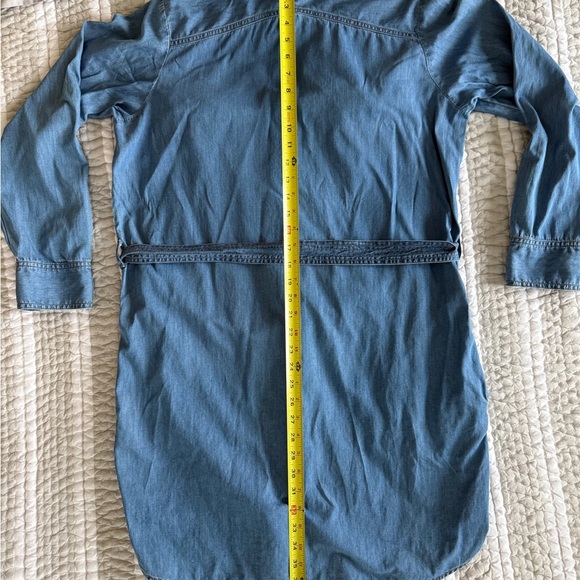 Banana Republic Button Up Shirt Dress, Size Large - Picture 8 of 8